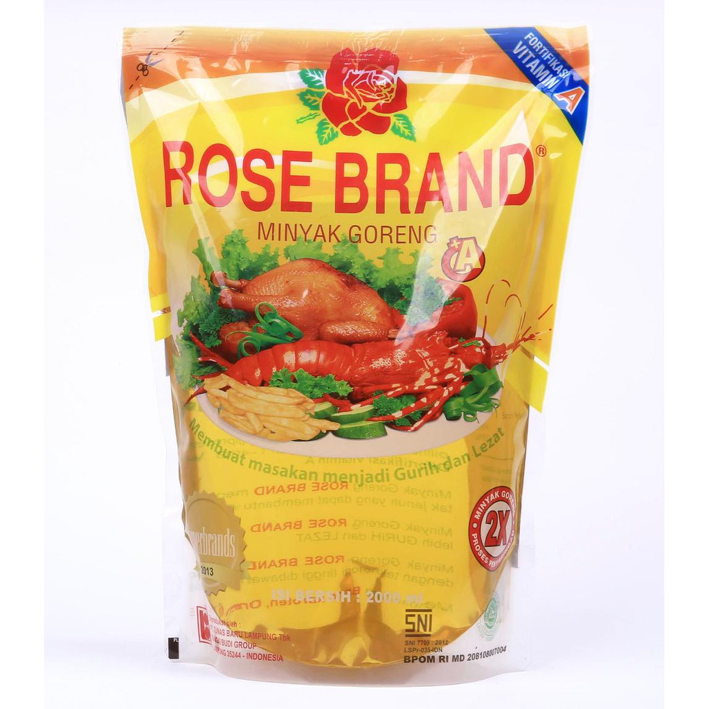 

1 Pouch Rose Brand Minyak Goreng Refill 2 Liter - Tanggal Produksi 24 Jan 2018