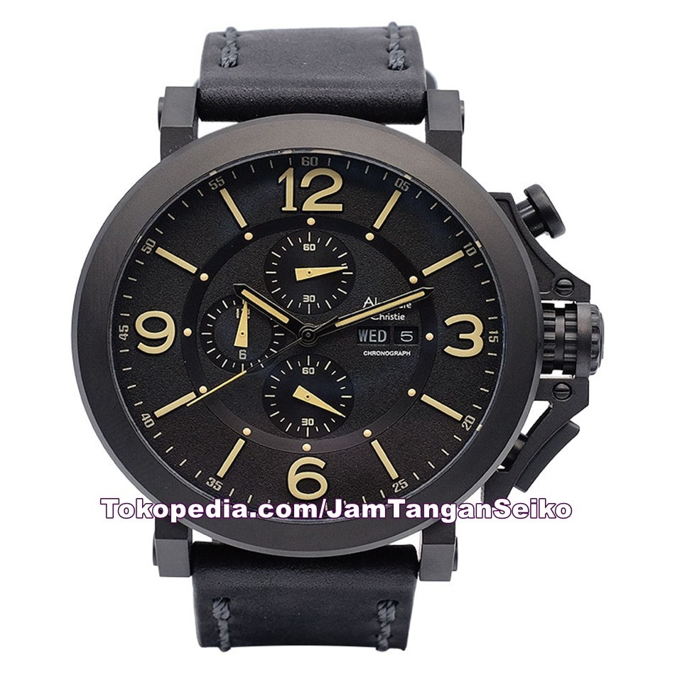 Jam Tangan Pria Alexandre Christie AC 6281 MC LIPBAIV Original Kulit