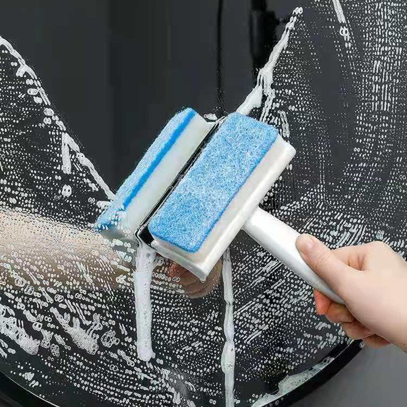 (VCM) Glass Brush Mirror Cleaner Wiper Cleaning Tool / Pembersih Kaca 2in1 Lap Kaca Jendela