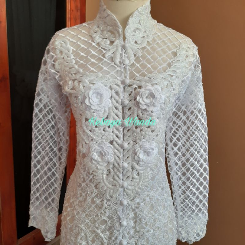 (Ready) Kebaya Akad Full Payet / Kebaya Akad Pengantin / Kebaya Akad Gamis / Kebaya Wanita