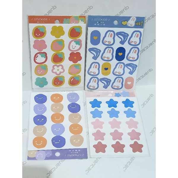 

sticker lucu scrapbook label mainan edukasi anak aksesoris buku