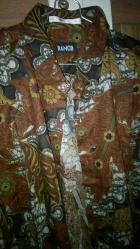 Gof Damor (cressida) Kemeja Batik Lengan Panjang Pria Slimfit Baju Batik Cowok