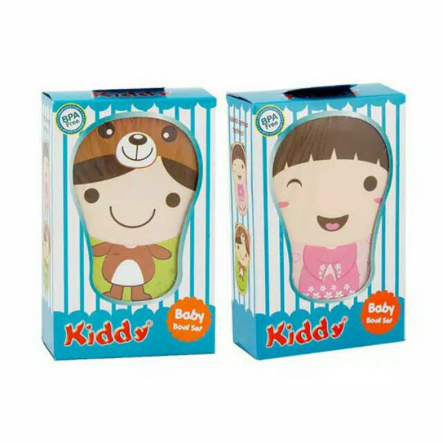 Set Mangkok Sendok Garpu Kiddy / Bowl Set Kiddy 8701