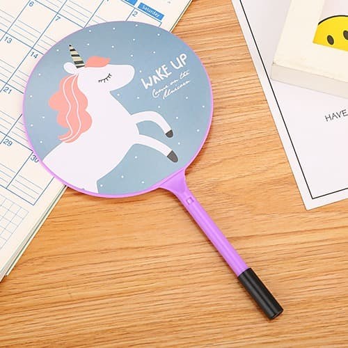 

Unik 1 Lusin 12Pcs Pulpen Motif Kipas Lucu Imut / Bolpen Karakter Pp66 Sale!!!