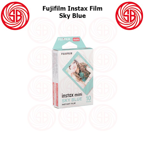 Paper Fujifilm Instax Instant Film Sky Blue ; Kertas