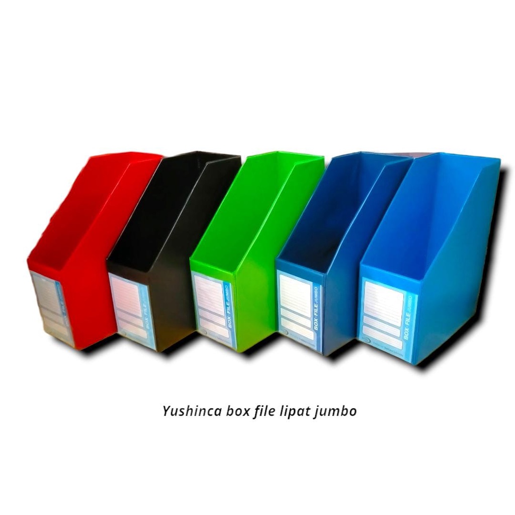 

BOX FILE BOKS DOKUMEN FOLIO PVC WARNA JUMBO TEBAL YUSHINCA