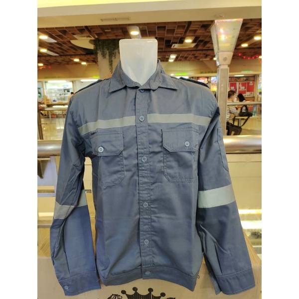 Baju Kerja Safety Proyek Bahan American Drill Original