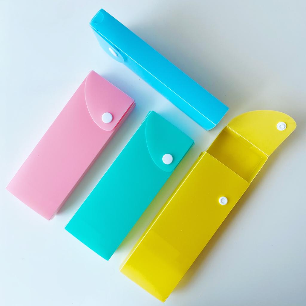 

SOS Kotak Pensil Plastik GASTA Sorok Polos/ Pencil Case / Tempat Pensil/Tepak