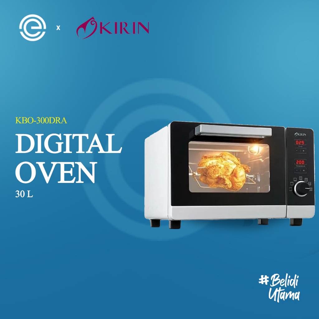 KIRIN Oven Listrik Digital 30 Liter KBO-300DRA