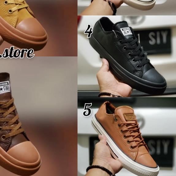 ✯ Sepatu Converse 70s All Star Leather Kulit Sepatu Snekaers Casual Pria Wanita Original ❅