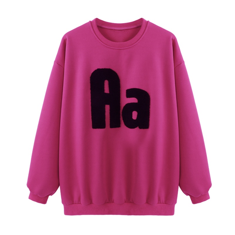 Aa Sweater Crewneck Basic Pakaian Wanita Remaja Style Korea NR