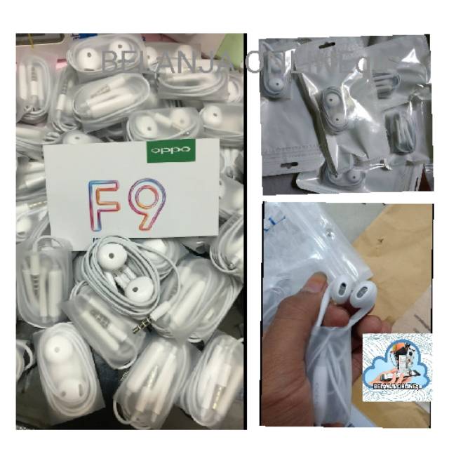PROMO HEADSET OPPO ORIGINAL HANDSFREE EARPHONE F7 F9 OPPO F7 F9 ORIGINAL 100% EARPHONE OPPO F7