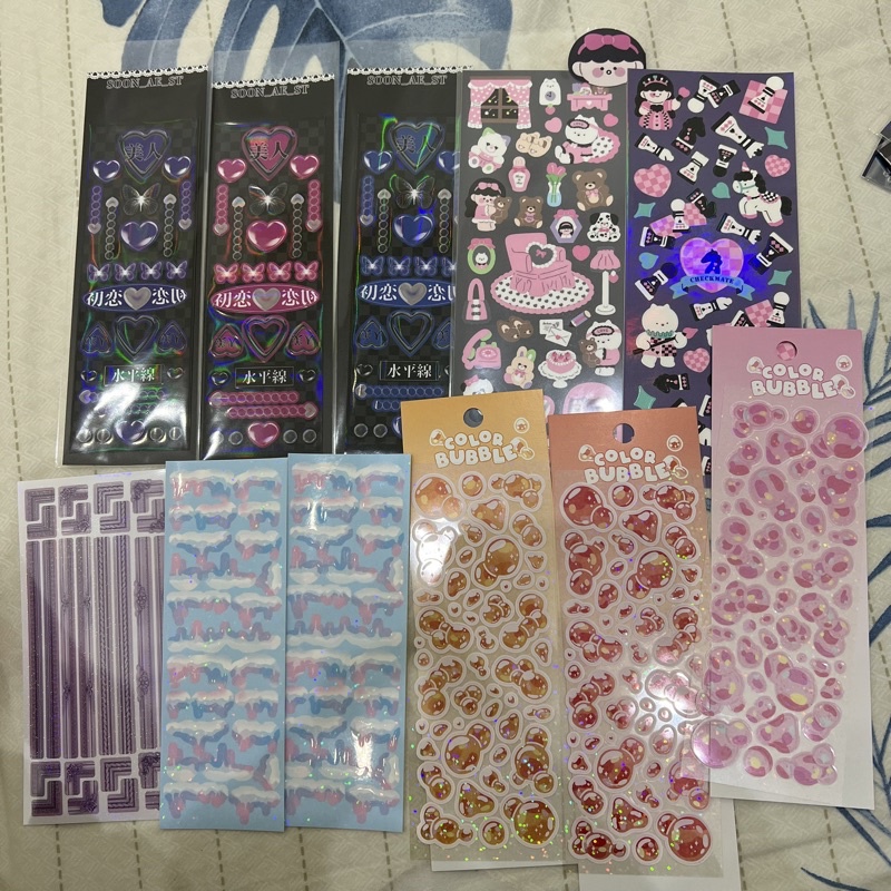

Soon Ae St, Ato Bandi, Nun Keun, Ppanjj, Wannathis Official Original Korea Deco Stickers Sticker Stiker
