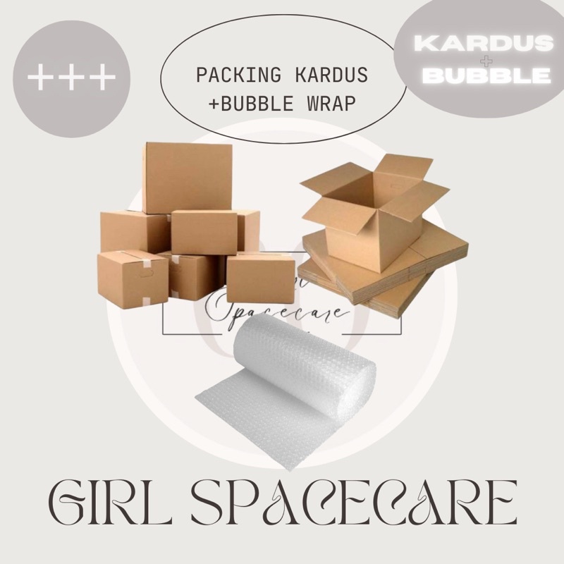 

Packing Kardus+Bubble Wrap Tambahan