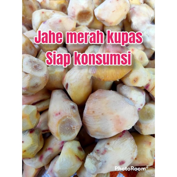 

Jahe merah kupas sudah bersih 500 Gram