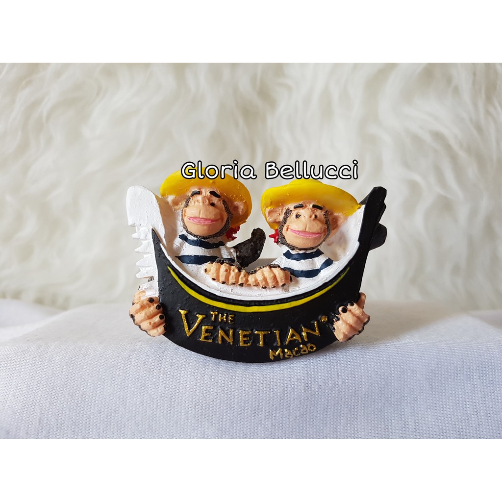 SOUVENIR CHINA TEMPELAN MAGNET KULKAS NEGARA MACAO THE VENETIAN MACAU CINA