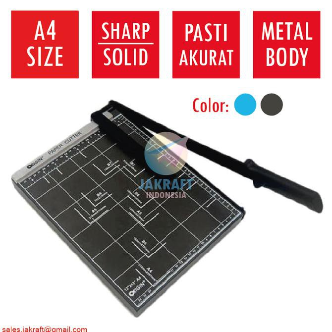 

BANTING HARGA Alat Potong Kertas Paper Cutter Trimmer A4 ORIGIN PCC-A4R