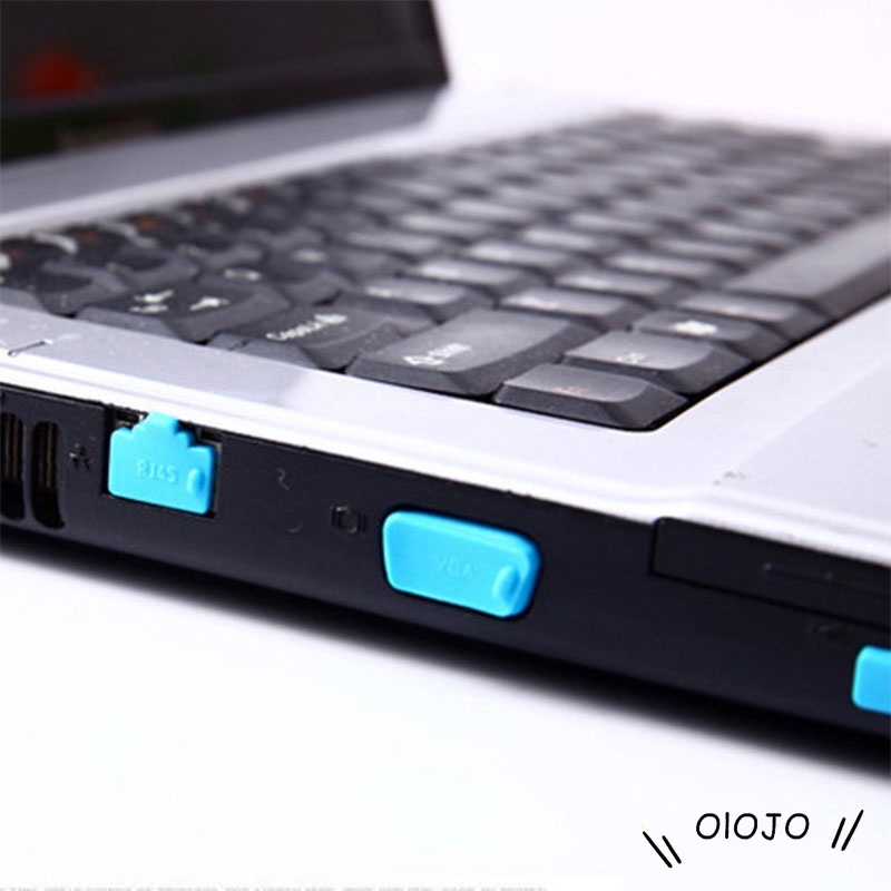 13pcs/set Silikon Elastis Anti Debu Pelindung Port Laptop Notebook Komputer - ol-4