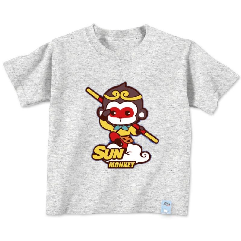 Baju Oblong Anak Sun Monkey King Kaos Anak Distro Baju Anak idel Untuk Anak Usia 2 sampai 10tahun