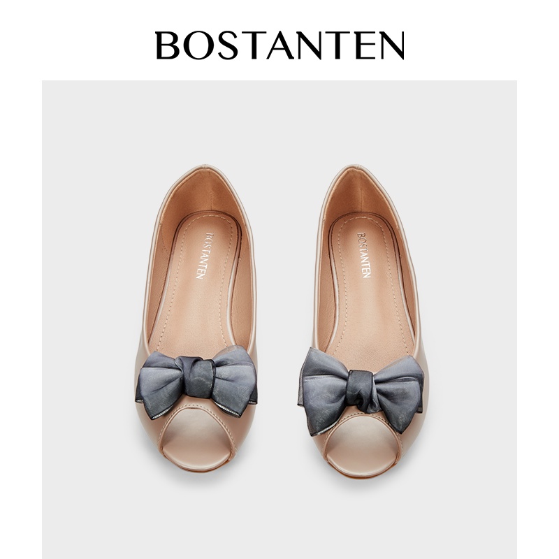 BOSTANTEN Sepatu Wanita Flatshoes Pansus Pesta Korea Style