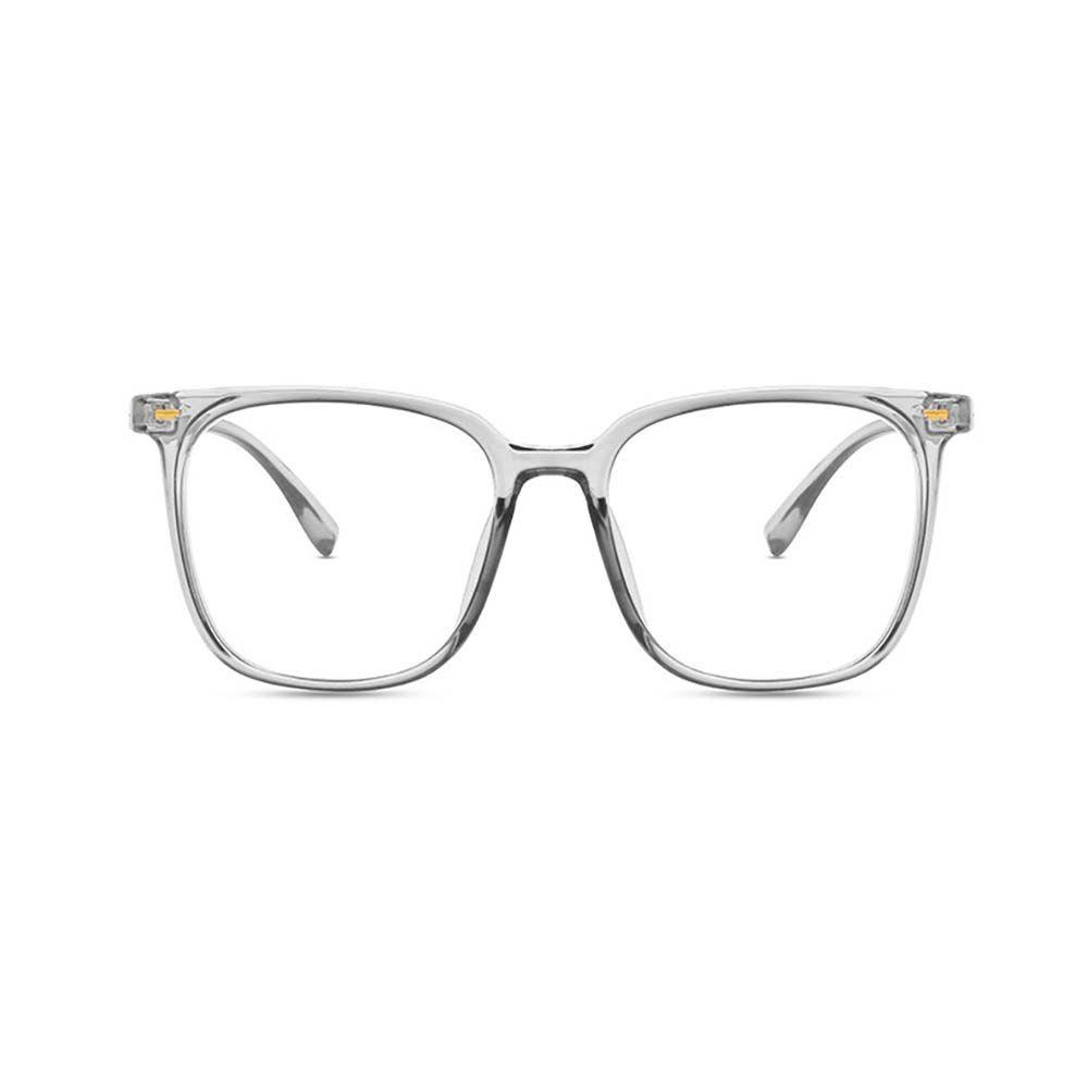 Mxbeauty Kacamata Anti Radiasi Elegan Fashion Warna Warni Ukuran Besar Lensa Bening Square Women Glasses