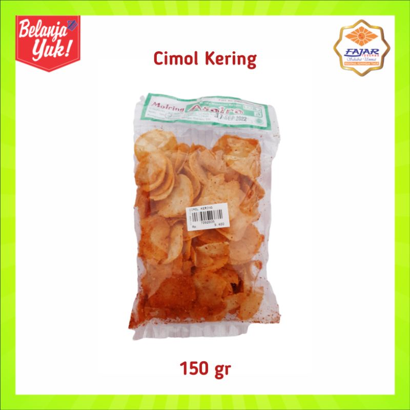 

Snack Cemilan Tradisional Keripik Molring Cimol Kering Pedas Asin 150gr