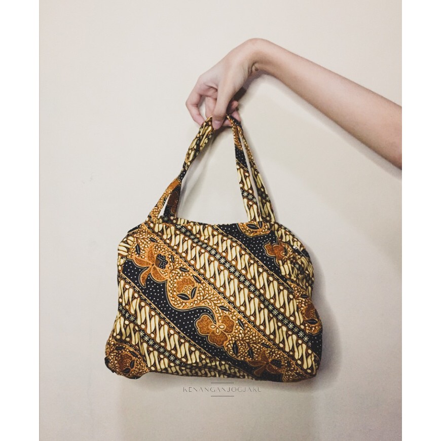 ENTIK BAG (L) | Tas Batik Jinjing Sedang Tenteng Murah Oleh - oleh Kerajinan Jogja Handle Bag Souven