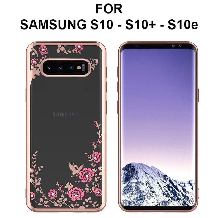 Tpu flower case Samsung S10 / Samsung S10 Plus / Samsung S10e / case hp / soft case / hard case