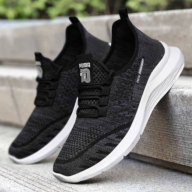 Nomad Sepatu Sneakers Pria Impor Slip On Nyaman Casual Keren Running Shoes Range S16