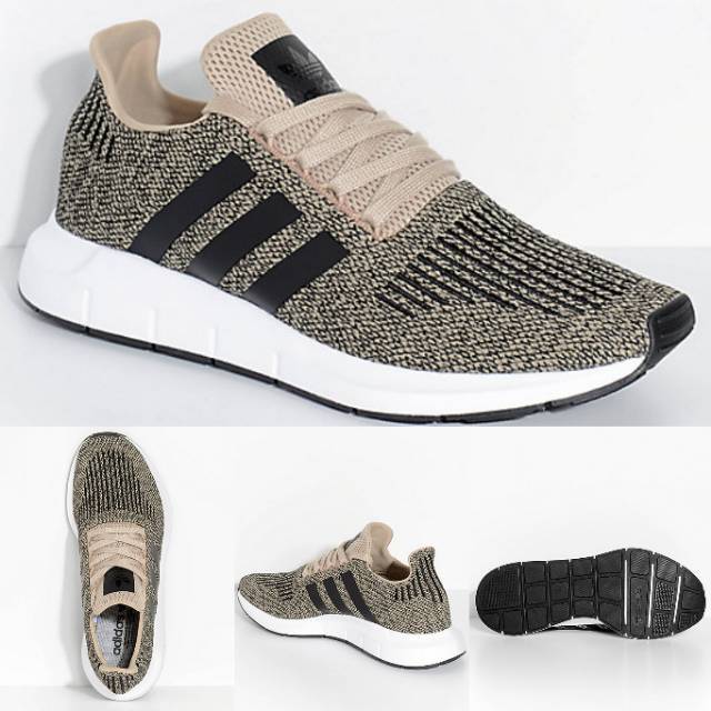 SEPATU RUNNING ADIDAS SWIFT RUN RAW GOLD ORIGINAL INDONESIA BNWB