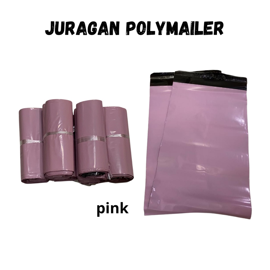 

Amplop Plastik Polymailer SOFT PINK STD50 25x39 cm Isi 100 Pcs