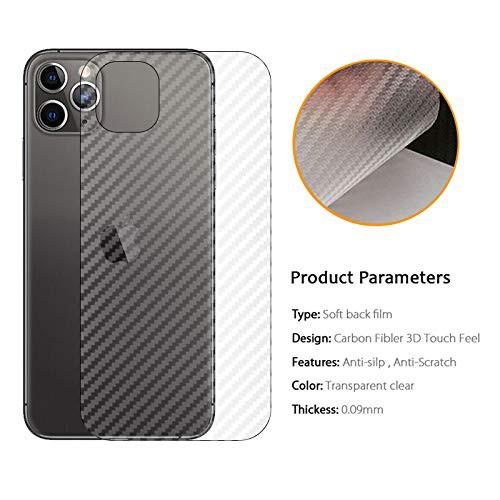 Back Skin Carbon For Iphone 11 Pro Max - Skin Carbon Iphone 11 Pro Max