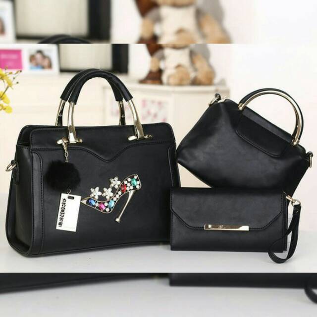 Tas Branded Lenore 2in1 PK -9952 Import Batam Model Terbaru