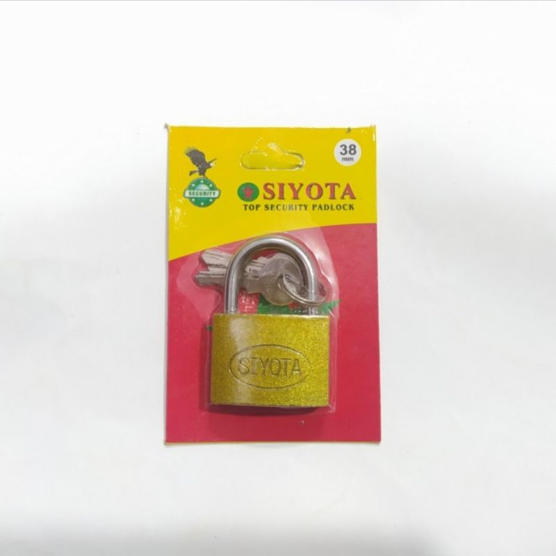 Gembok Kuning 38mm Leher Pendek