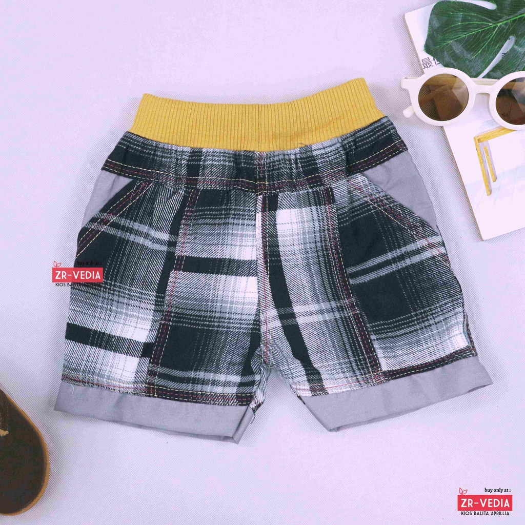 Celana Boxy uk 3-5 Tahun / Short Pants Anak Laki Polos Pendek Cowok Boxer Tebal Kantong Harian Murah