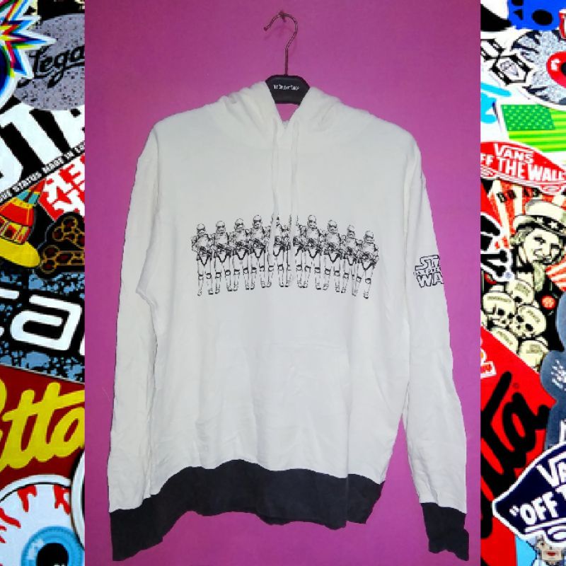 Uniqlo X Star Wars Hoodie (white) Second Original