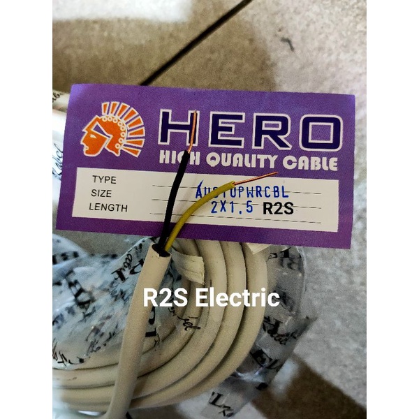 READY !! Kabel NYM 2x1,5MM Kawat Hero / Kabel Listrik/ Kabel Audio (Baca Keterangan!!)