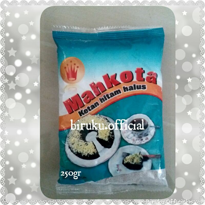 

Tepung Ketan Hitam Mahkota 250gr