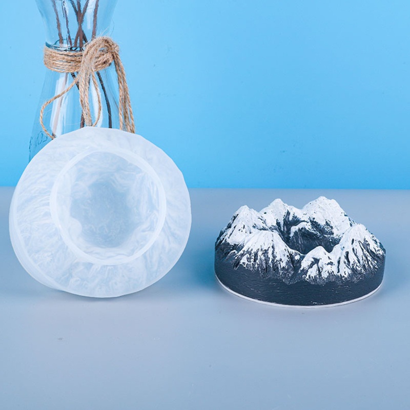 SIY  Small Snow Mountain Ornament Silicone Mould DIY Crafts Jewelry Decorations Making Tool Crystal Epoxy Resin Mold