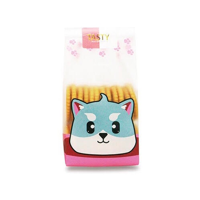 

STANDING POUCH COOKIES BAG bungkus kue kado cake permen 8X 22.5CM - M 2 BESAR( NO STICKER )