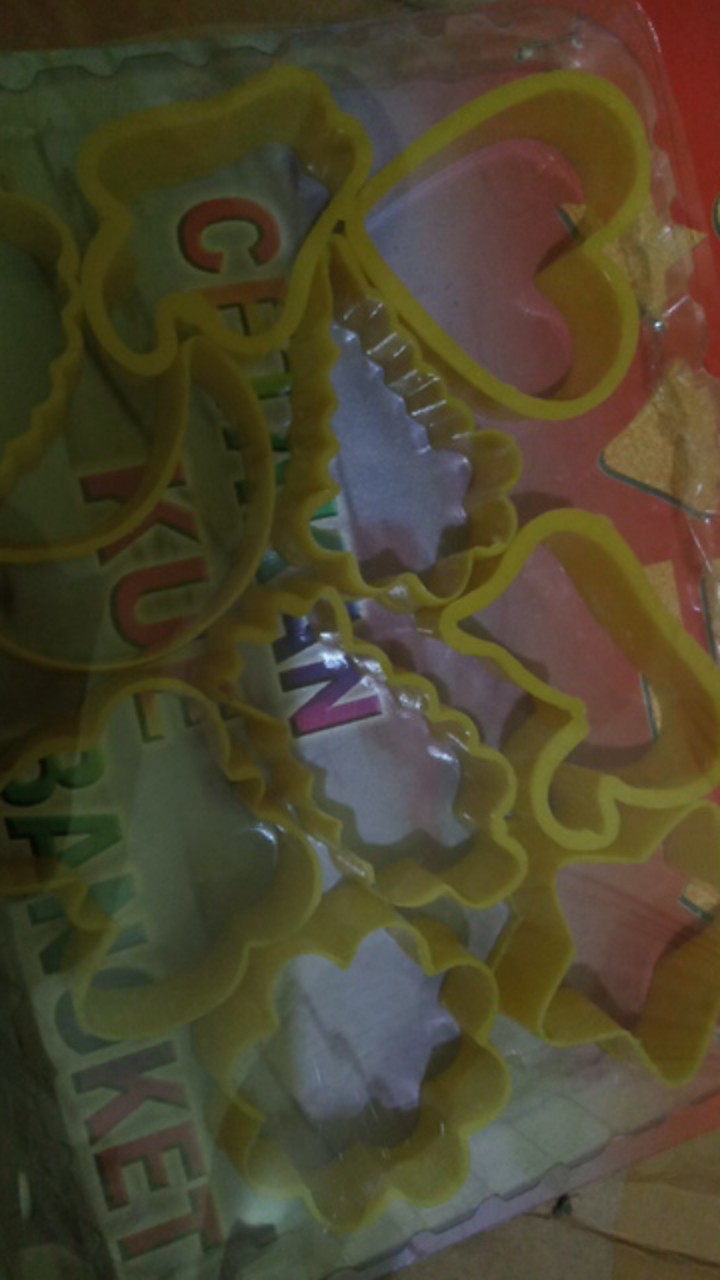 1 Set Cetakan Kue Kering / Bangket Plastik