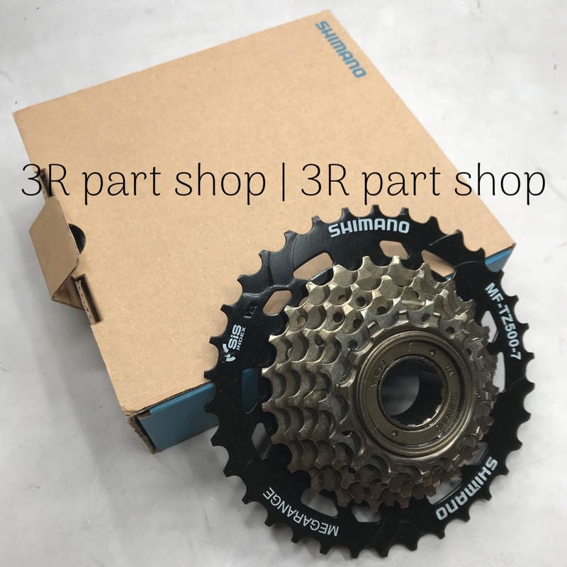 sprocket megarange shimano / gir megarange shimano ulir 7speed