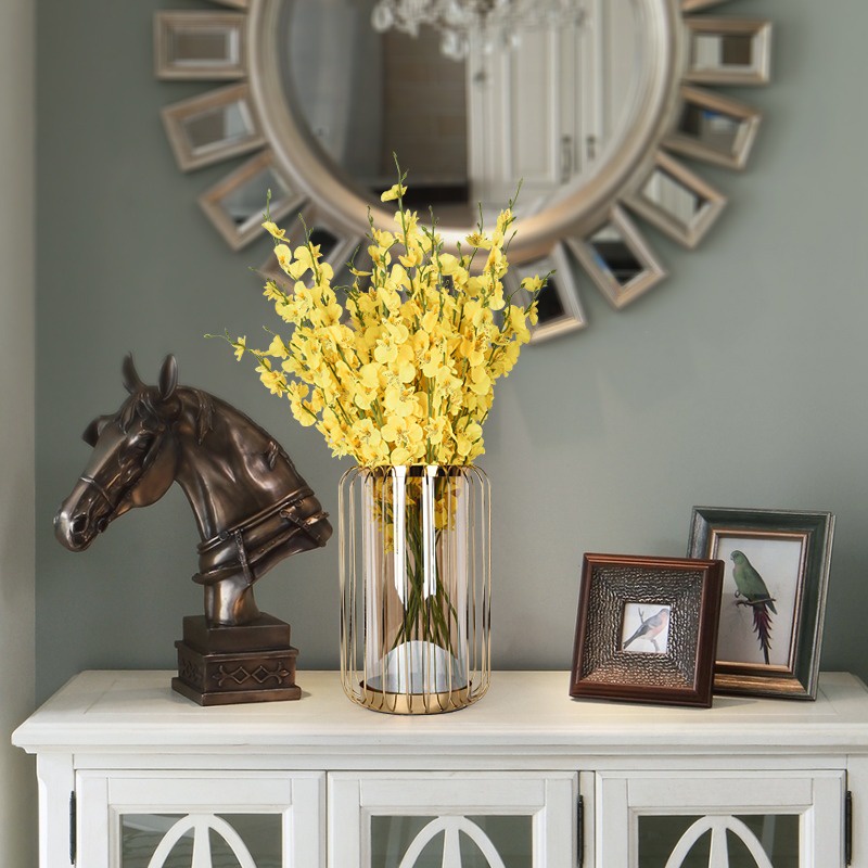 Pot Bunga /  Vas Bunga Kaca Anggrek