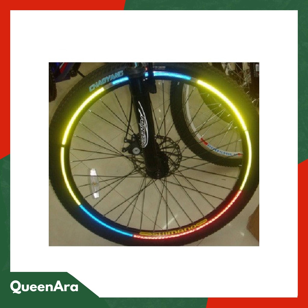 Bicycle Wheel Reflective Sticker / Stiker Roda Sepeda 8 Strip - A-000