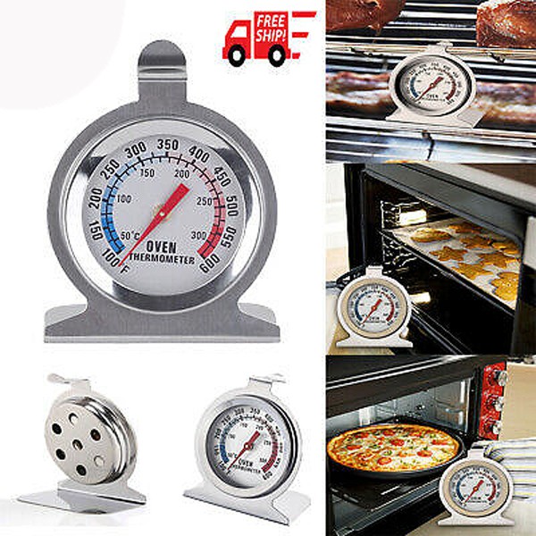 Thermometer yaitu Alat PENGUKUR Suhu Oven Stainless Steel Anti Karat 300ºC, 600ºF