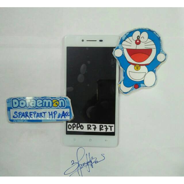 LCD TOUCHSCREEN FRAME OPPO R7 R7F ORIGINAL