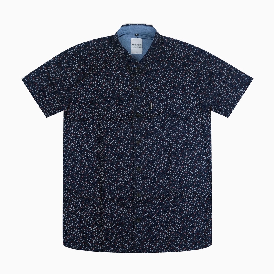 CRUSH EXP Kemeja Pendek KCP0557 - NAVY