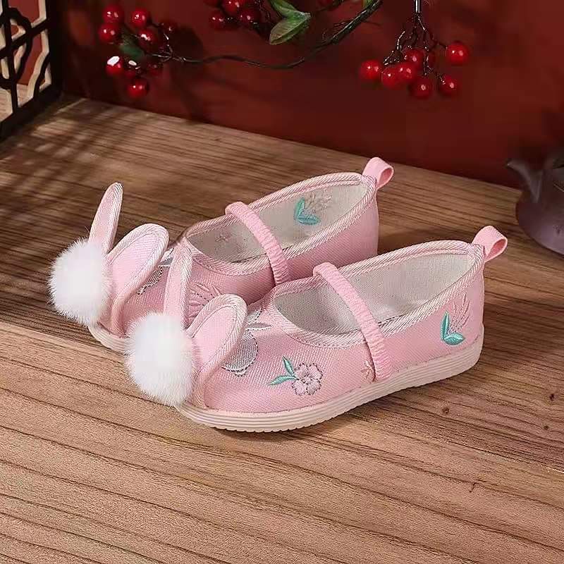 Sepatu Anak Perempuan PomPom Cutie Rabbit