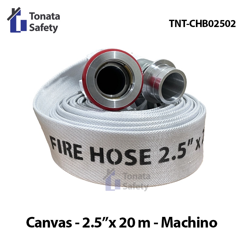 Fire Hose Canvas Tonata / Selang Pemadam 2.5&quot; x 20m / 20 m