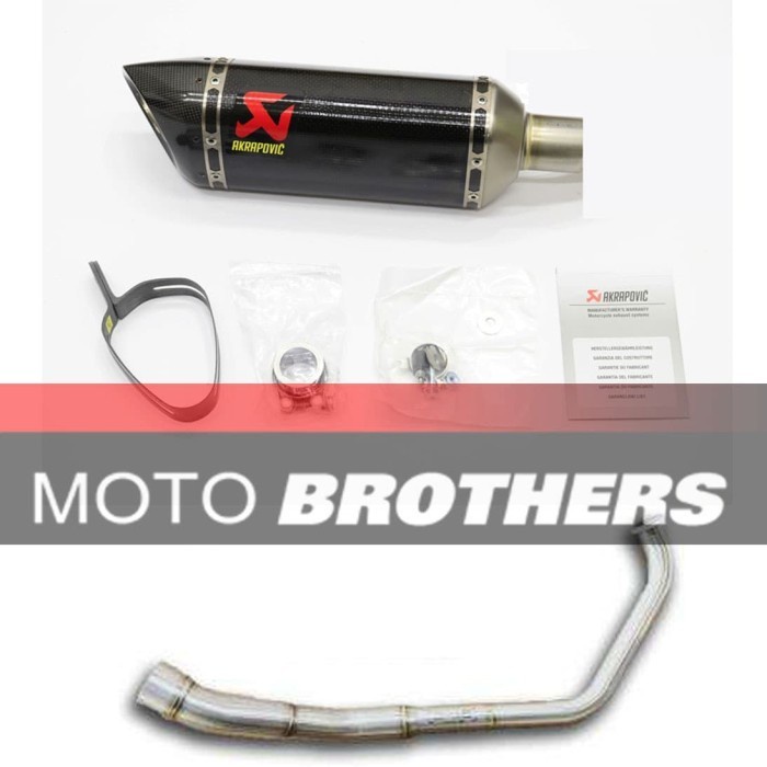 KNALPOT XSR155 XSR 155 AKRAPOVIC CARBON